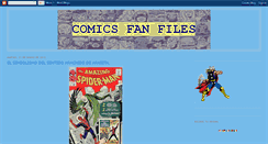 Desktop Screenshot of comicsfanfiles.blogspot.com