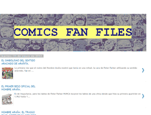 Tablet Screenshot of comicsfanfiles.blogspot.com