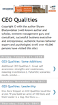 Mobile Screenshot of ceo-qualities.blogspot.com