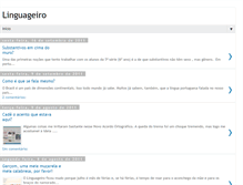 Tablet Screenshot of linguageiro.blogspot.com