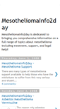 Mobile Screenshot of mesotheliomainfo2day.blogspot.com