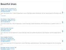 Tablet Screenshot of beautiful-shoe.blogspot.com