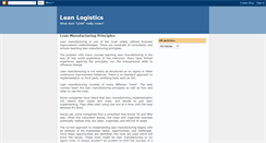 Desktop Screenshot of leanlogisticsroad.blogspot.com