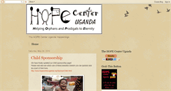 Desktop Screenshot of hopecenteruganda.blogspot.com