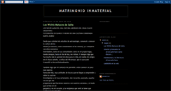 Desktop Screenshot of matrimonioinmaterial.blogspot.com