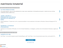Tablet Screenshot of matrimonioinmaterial.blogspot.com