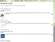 Tablet Screenshot of androidluver.blogspot.com