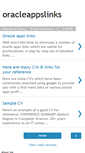Mobile Screenshot of oracleappslinks.blogspot.com