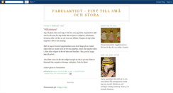 Desktop Screenshot of fabelaktigt.blogspot.com