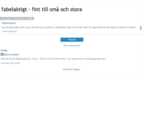 Tablet Screenshot of fabelaktigt.blogspot.com