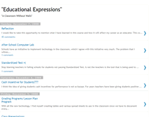 Tablet Screenshot of educationalexpressions.blogspot.com