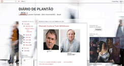 Desktop Screenshot of diariodeplantao.blogspot.com