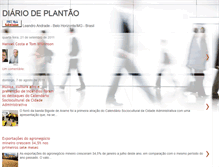 Tablet Screenshot of diariodeplantao.blogspot.com