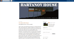 Desktop Screenshot of hartanovhouse.blogspot.com