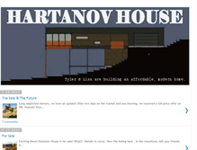 Tablet Screenshot of hartanovhouse.blogspot.com