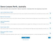 Tablet Screenshot of dance-lessons-perth.blogspot.com