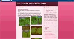 Desktop Screenshot of bushgardenalpacas.blogspot.com