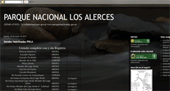 Desktop Screenshot of losalercesparquenacional.blogspot.com