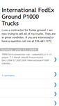 Mobile Screenshot of fedexgroundp1000trucks.blogspot.com