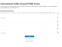 Tablet Screenshot of fedexgroundp1000trucks.blogspot.com