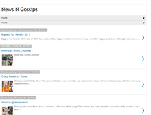 Tablet Screenshot of newsogossips.blogspot.com