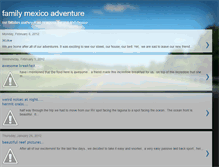 Tablet Screenshot of familymexicoadventure.blogspot.com