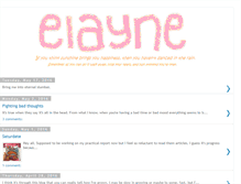 Tablet Screenshot of elaynetheelmo.blogspot.com