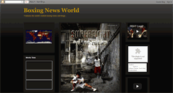 Desktop Screenshot of boxingnewsworld.blogspot.com