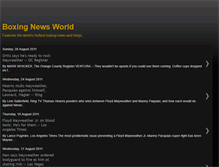 Tablet Screenshot of boxingnewsworld.blogspot.com