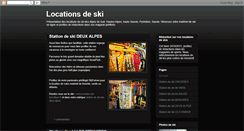 Desktop Screenshot of locations-skis.blogspot.com