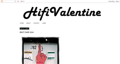 Desktop Screenshot of hifivalentine.blogspot.com