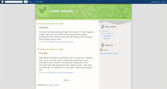 Desktop Screenshot of chiefsremarks.blogspot.com
