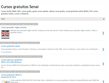 Tablet Screenshot of cursosgratuitossenai.blogspot.com