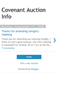 Mobile Screenshot of covenantauction.blogspot.com