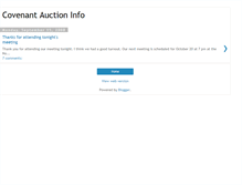 Tablet Screenshot of covenantauction.blogspot.com