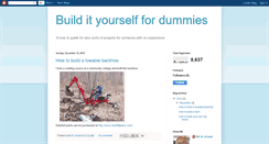 Desktop Screenshot of buildityourselffordummies.blogspot.com