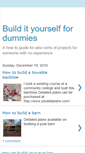 Mobile Screenshot of buildityourselffordummies.blogspot.com