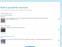 Tablet Screenshot of buildityourselffordummies.blogspot.com
