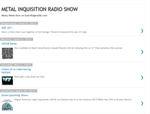 Tablet Screenshot of metalinquisitionradioshow.blogspot.com