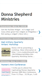 Mobile Screenshot of donnashepherdministries.blogspot.com