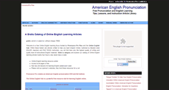 Desktop Screenshot of american-english-pronunciation.blogspot.com