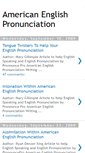 Mobile Screenshot of american-english-pronunciation.blogspot.com