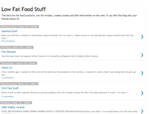 Tablet Screenshot of lowfatfoodstuff.blogspot.com