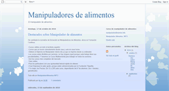 Desktop Screenshot of elmanipuladordealimentos.blogspot.com