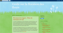 Desktop Screenshot of fleurs-guide.blogspot.com