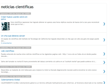 Tablet Screenshot of noticiascientificas-patricia.blogspot.com