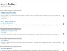 Tablet Screenshot of colectivopueblosoriginarios.blogspot.com