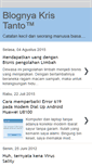 Mobile Screenshot of kris-tanto.blogspot.com