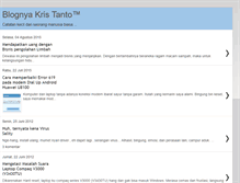 Tablet Screenshot of kris-tanto.blogspot.com