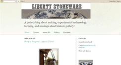 Desktop Screenshot of libertystoneware.blogspot.com